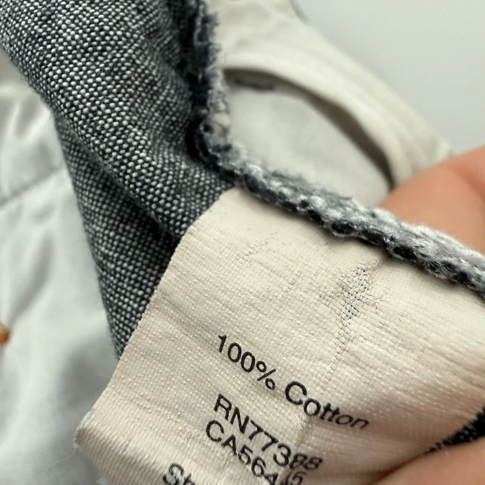 J. Crew Rivington Shorts Mens‎ Size 36 Gray Chambray